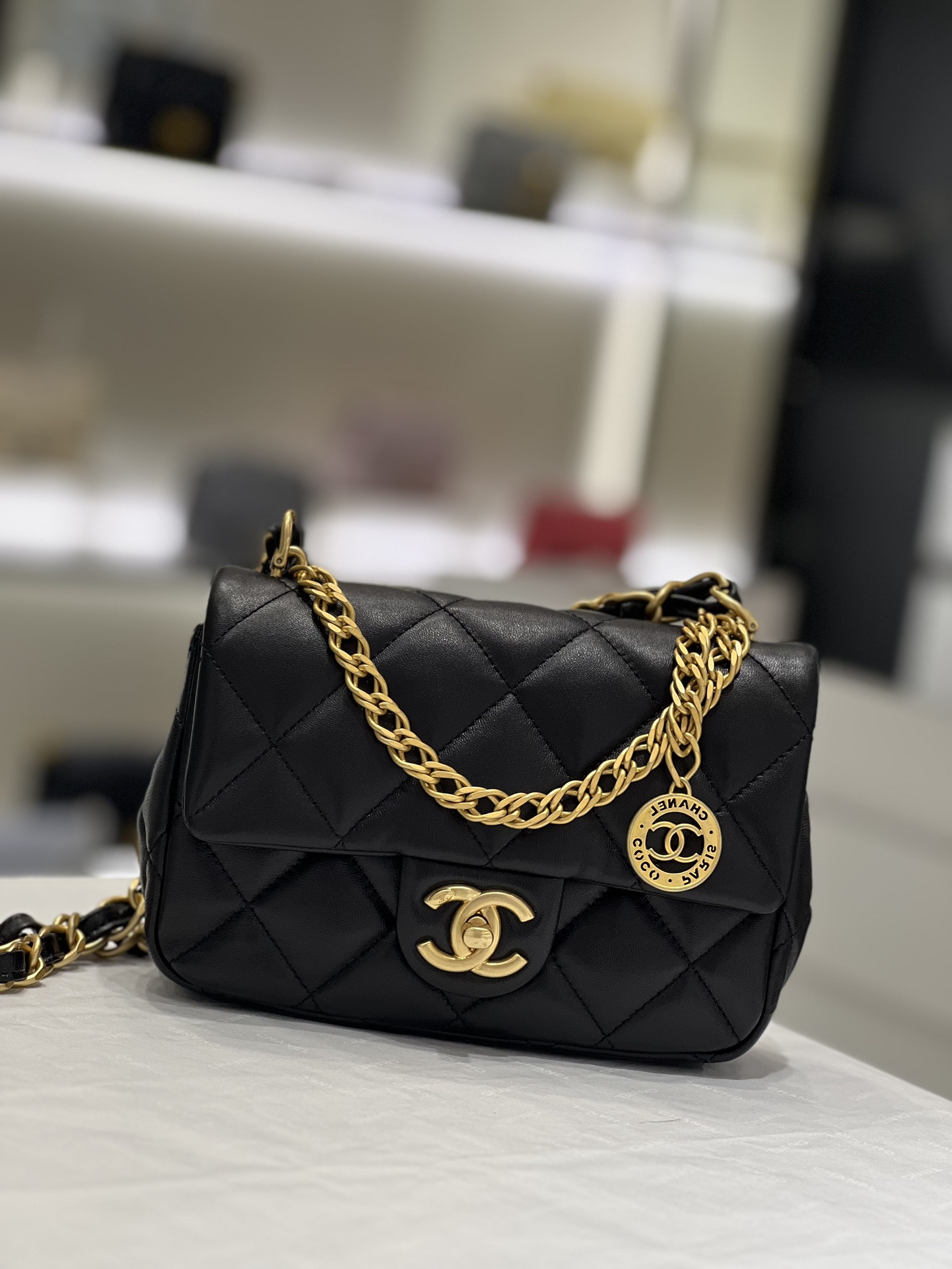 Chanel 23S金幣包CF mini現貨