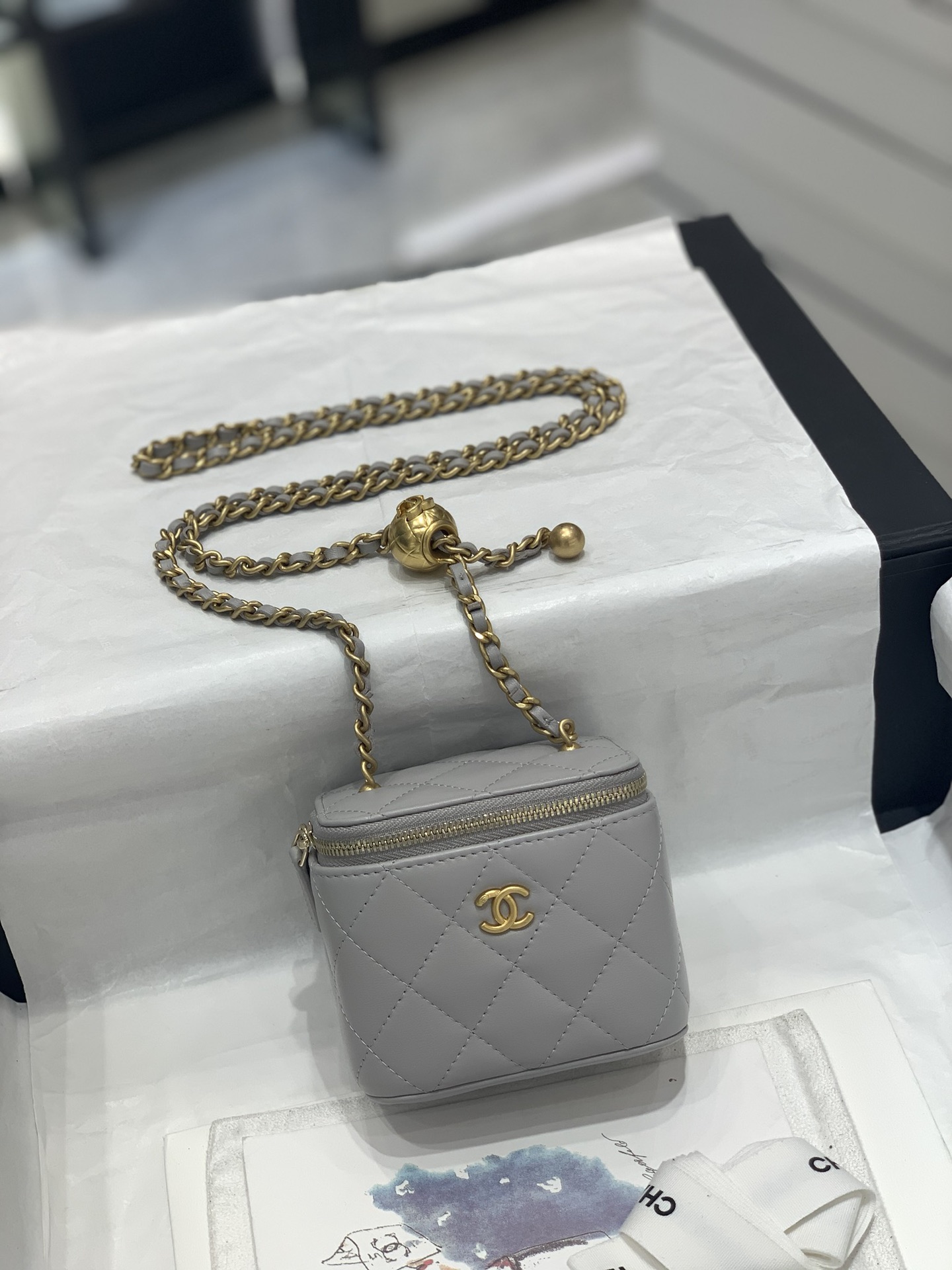 Chanel 22B金球小盒子全新設計升級版