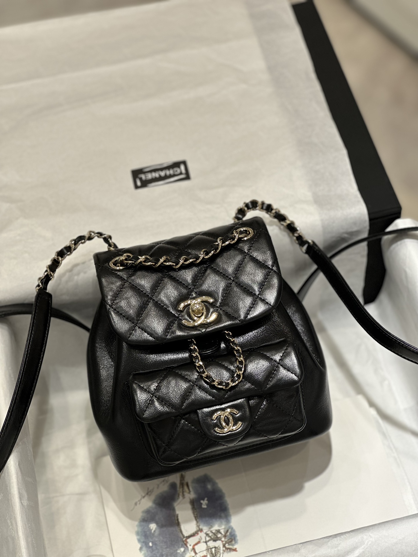 CHANEL 22k DUMA雙肩小背包現貨