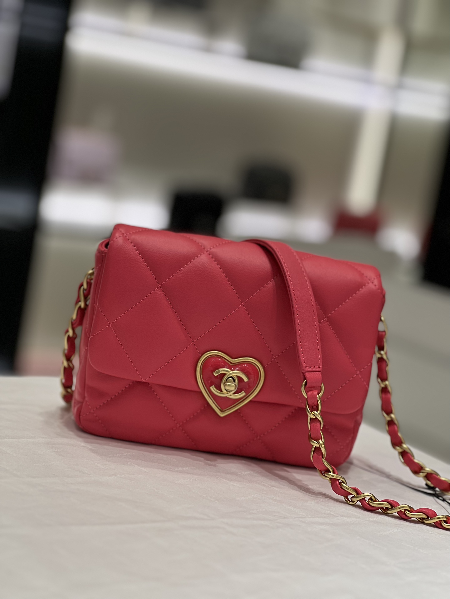 Chanel 23S愛心琺瑯包方胖子現貨