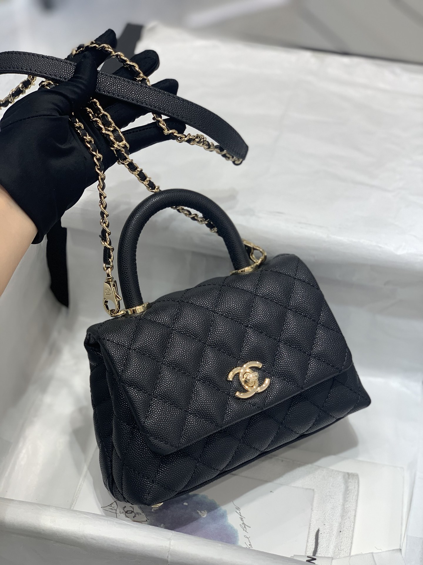 mini coco handle全黑手柄黑金
