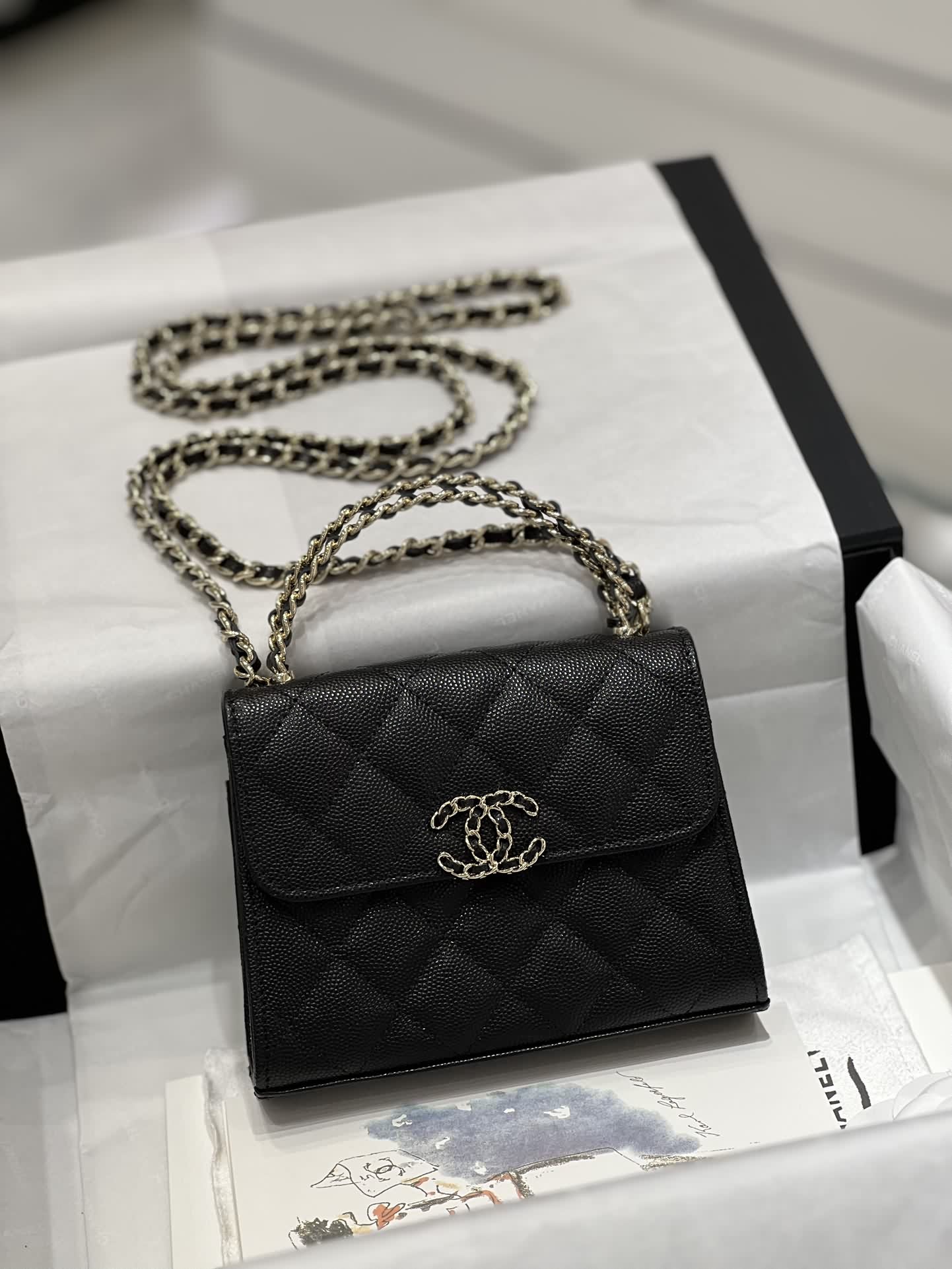 CHANEL 23P手柄kelly包出貨啦～