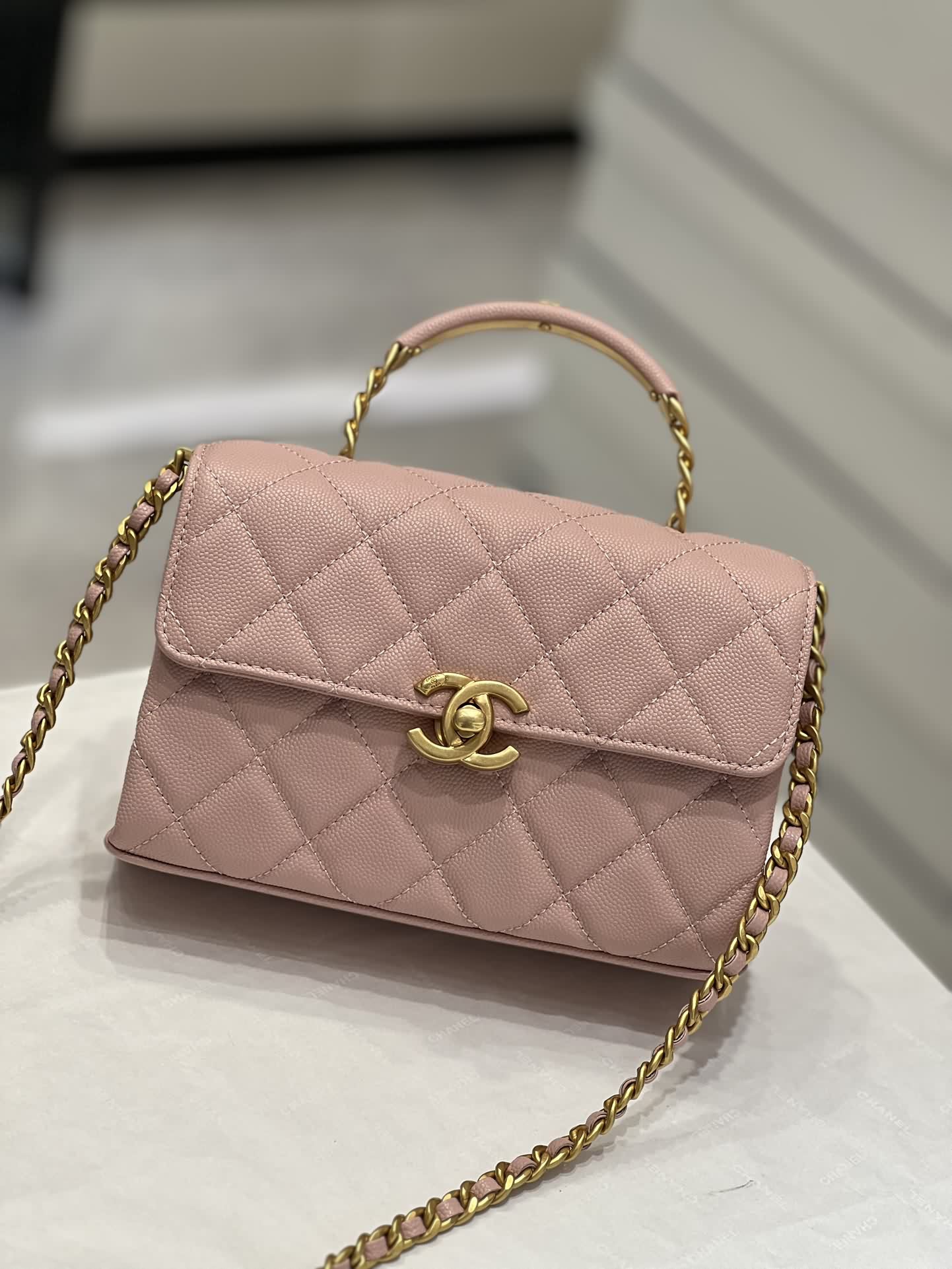 Chanel 23s carry me超級美的手柄荔枝皮到貨啦