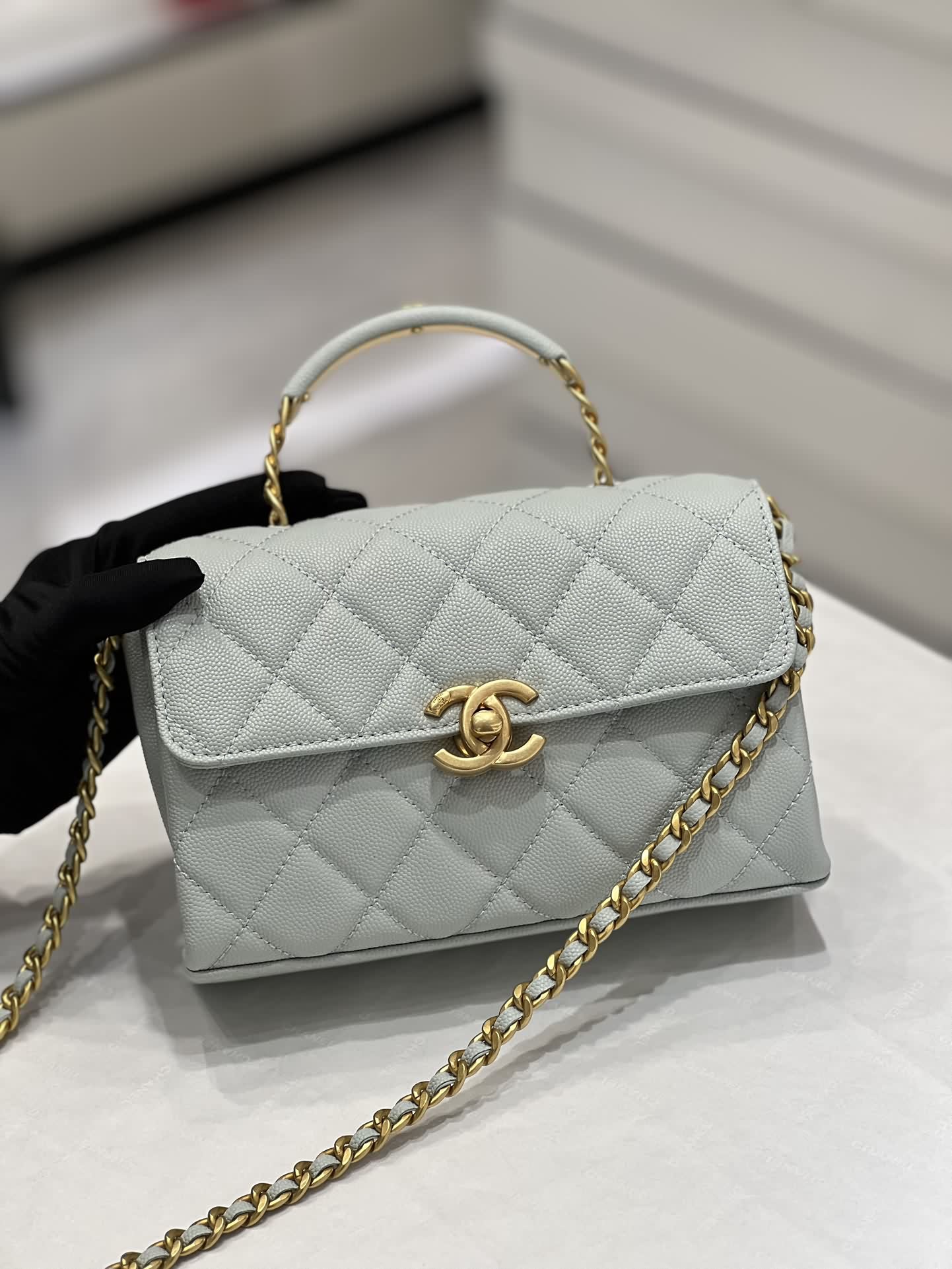 Chanel 23s carry me超級美的手柄荔枝皮到貨啦