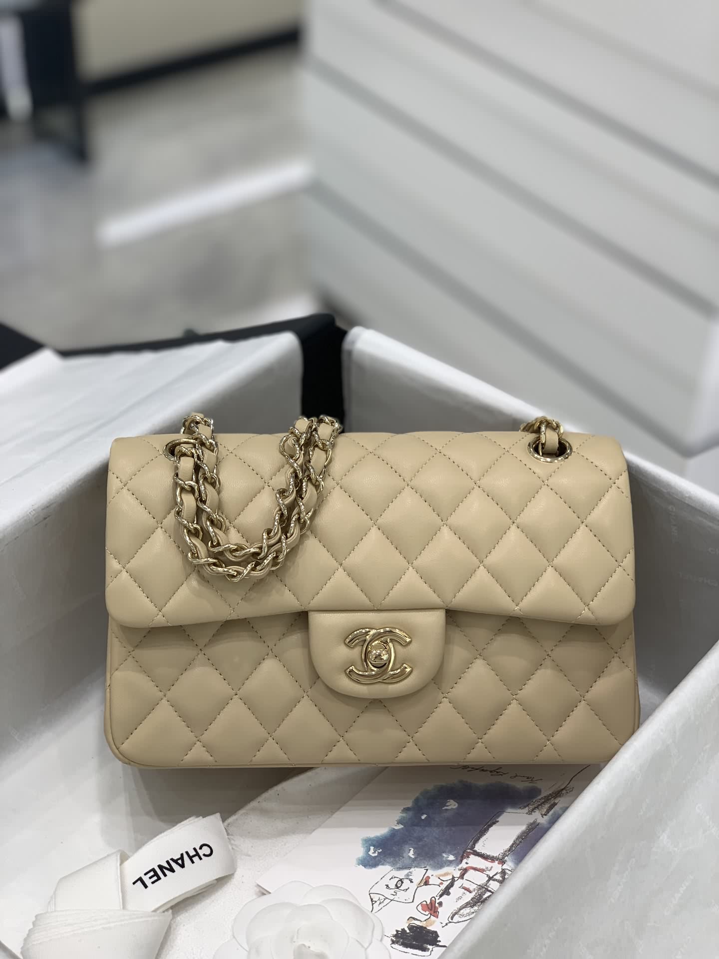 升級版帶晶片 春夏新品 全鋼淺金色金屬