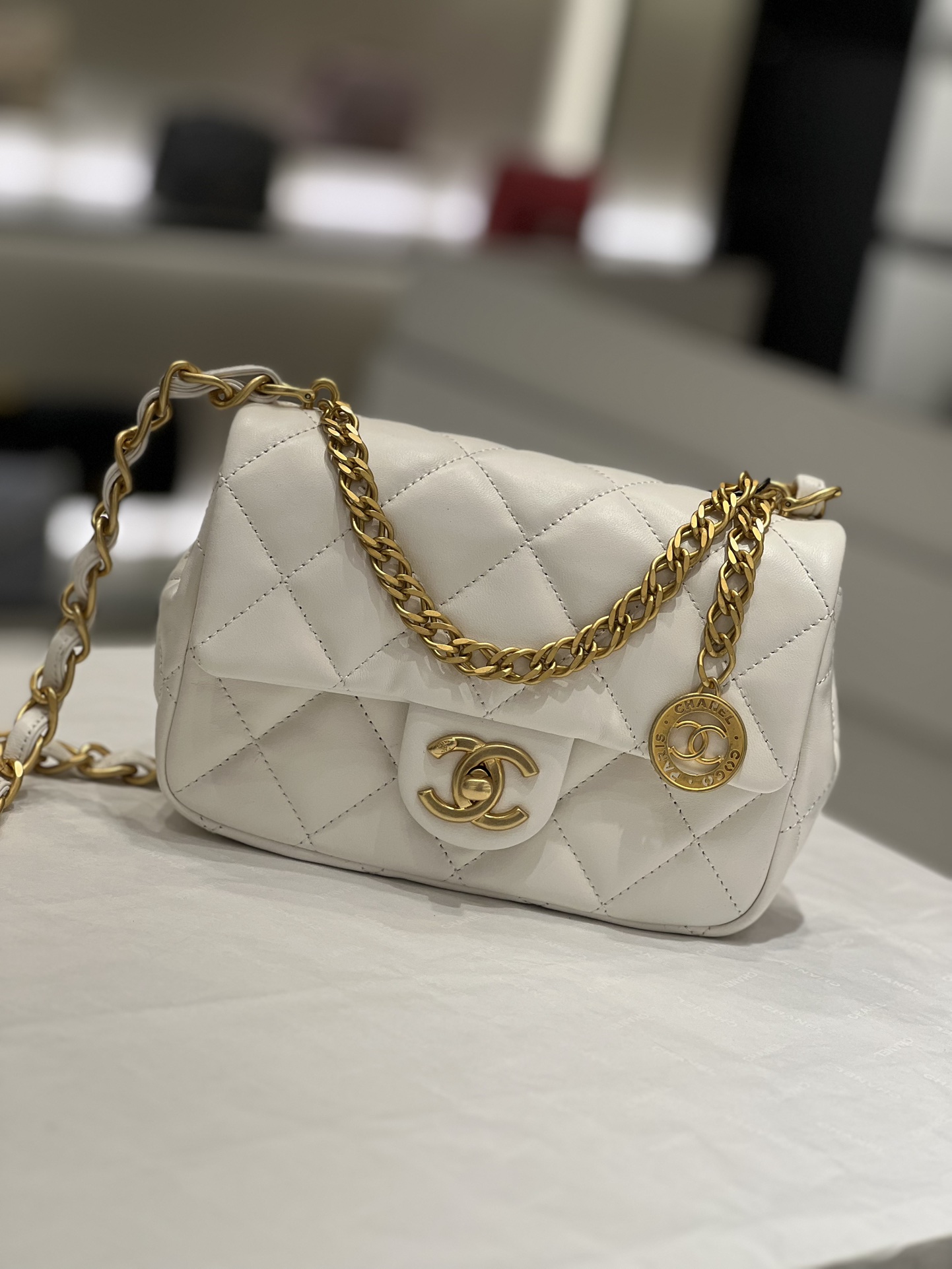 Chanel 23S金幣包CF mini現貨