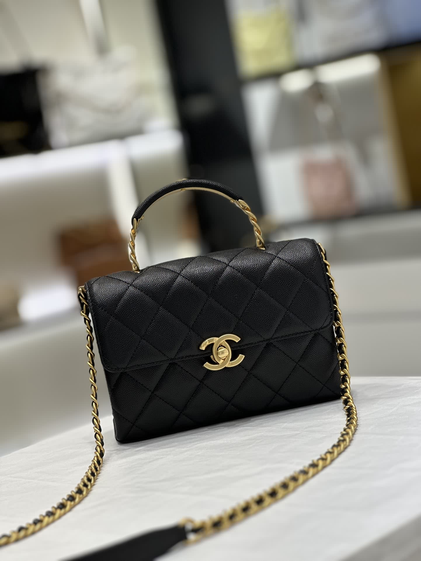 Chanel 23s carry me超級美的手柄荔枝皮到貨啦