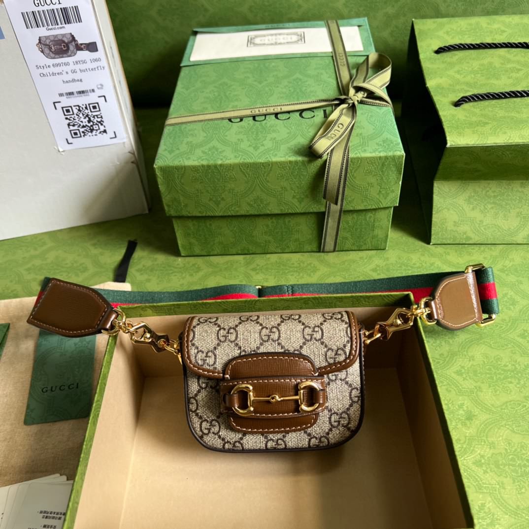 Gucci Horsebit 1955系列肩帶錢包