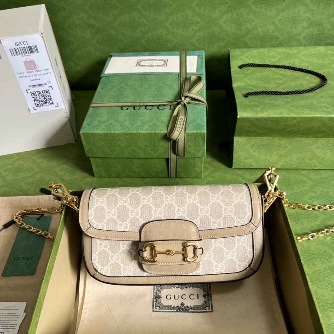 Gucci Horsebit 1958系列肩背包