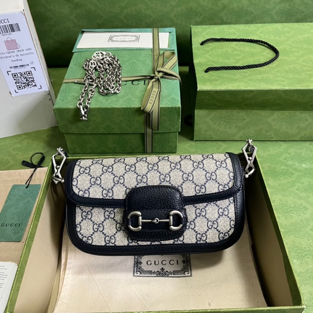 Gucci Horsebit 1960系列肩背包