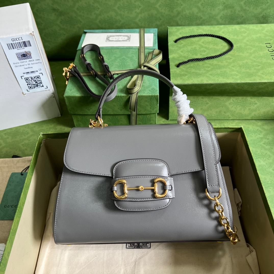 Gucci Horsebit 1957系列中號手袋