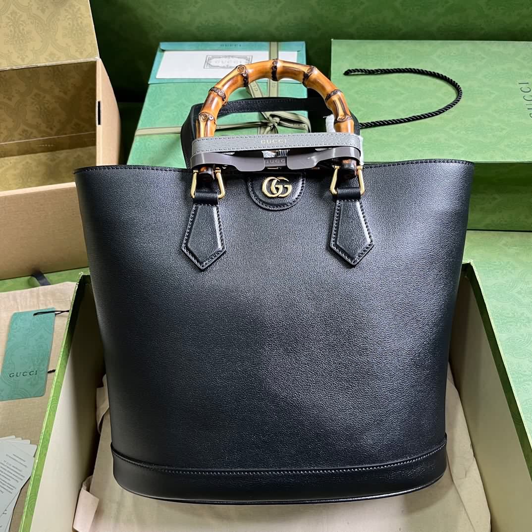 Gucci Diana竹節中號托特包
