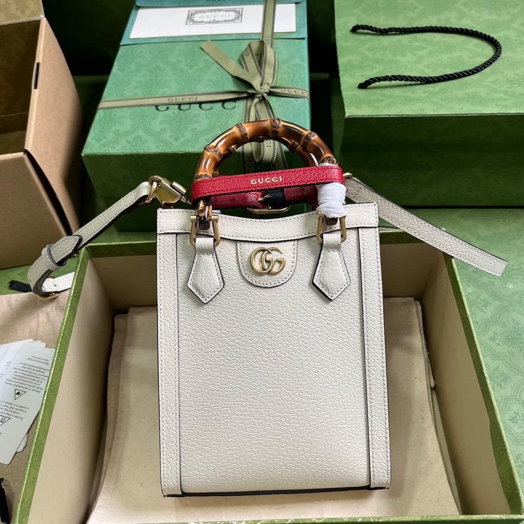 Gucci Diana竹節迷你托特包