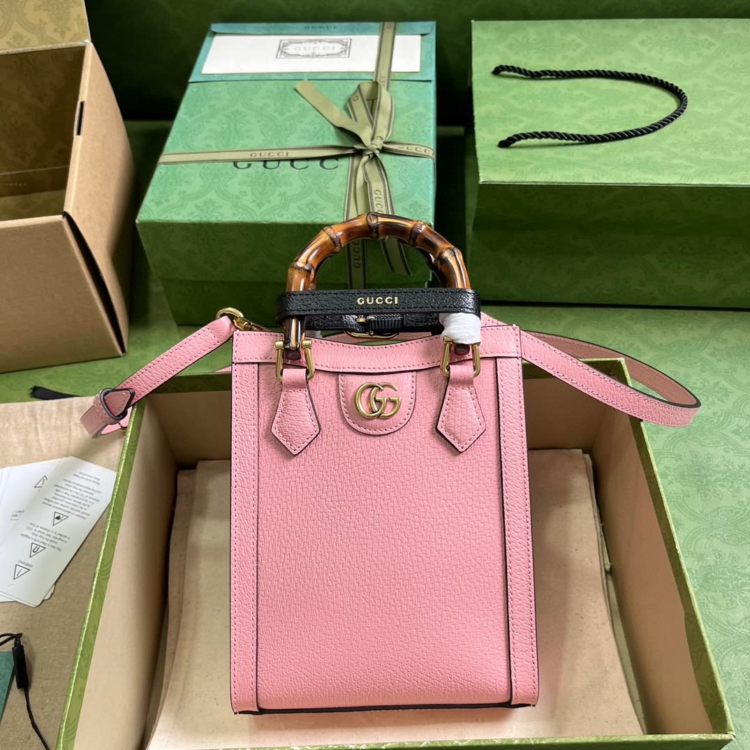 Gucci Diana竹節迷你托特包