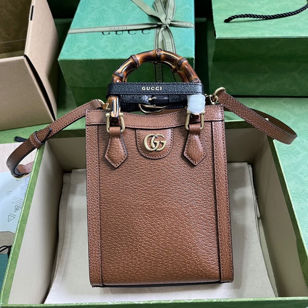 Gucci Diana竹節迷你托特包