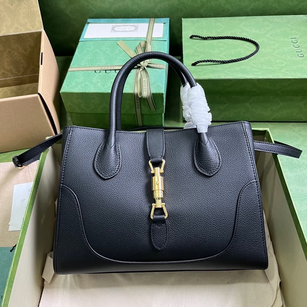 Gucci Jackie 1961系列小號粒紋托特包
