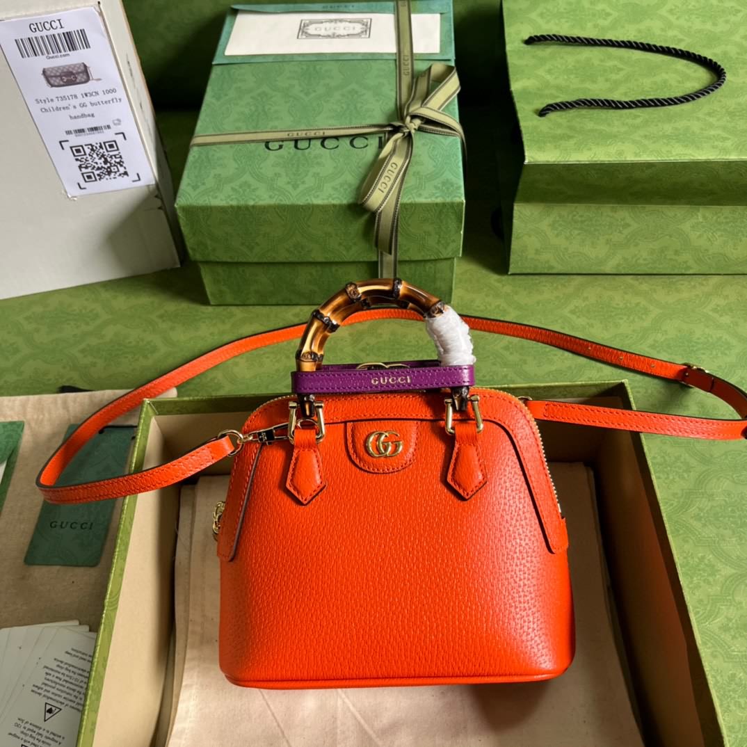 Gucci Diana竹節迷你托特包