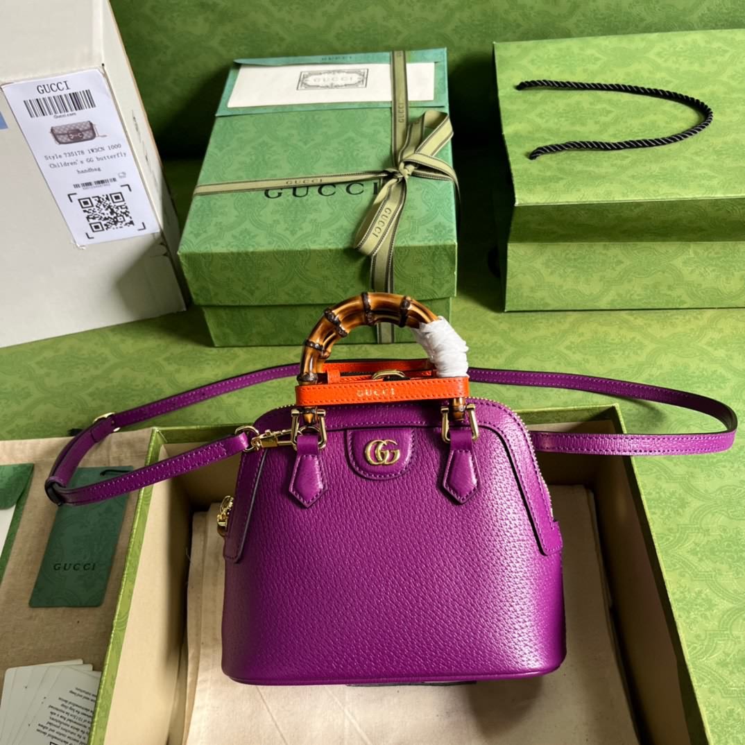 Gucci Diana竹節迷你托特包