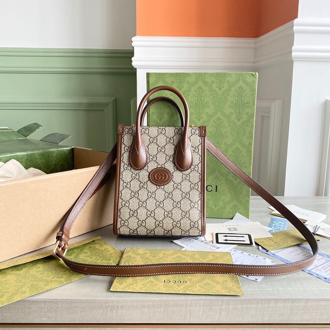 Gucci mini tote托特包