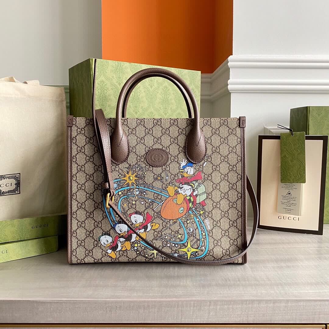 Gucci 唐老鴨托特包