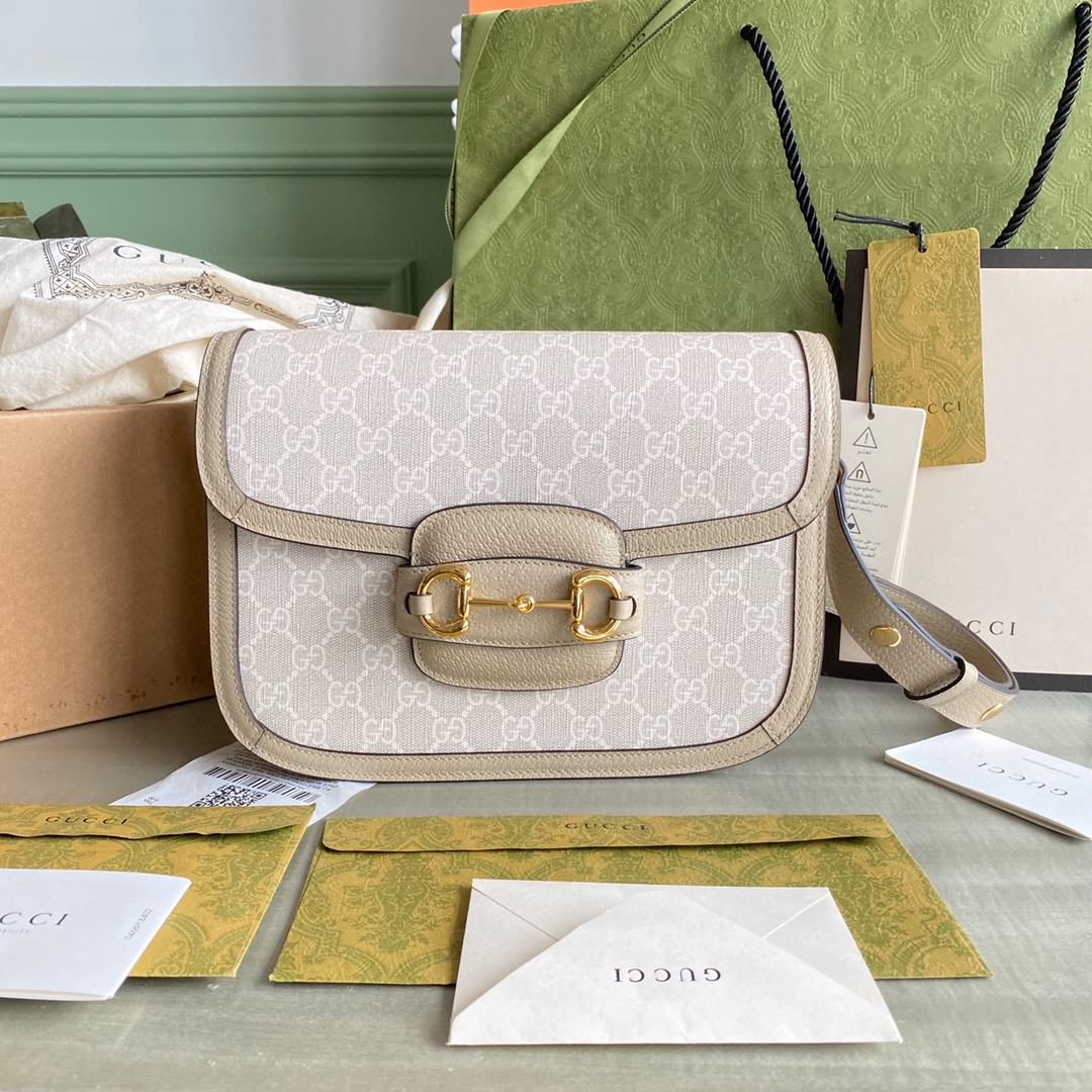 Gucci 馬銜扣1955系列手袋