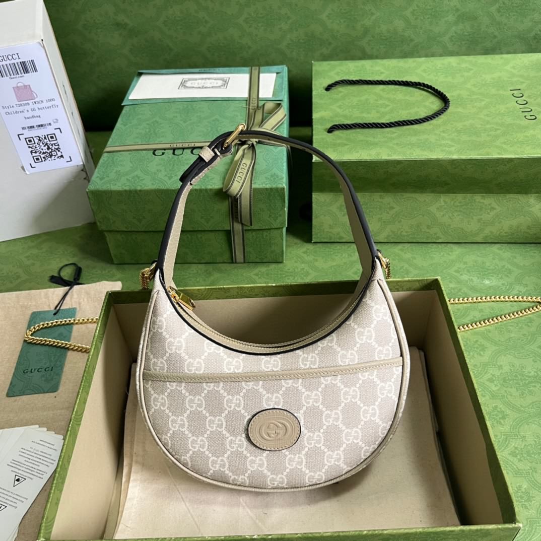 GG半月造型迷你手袋