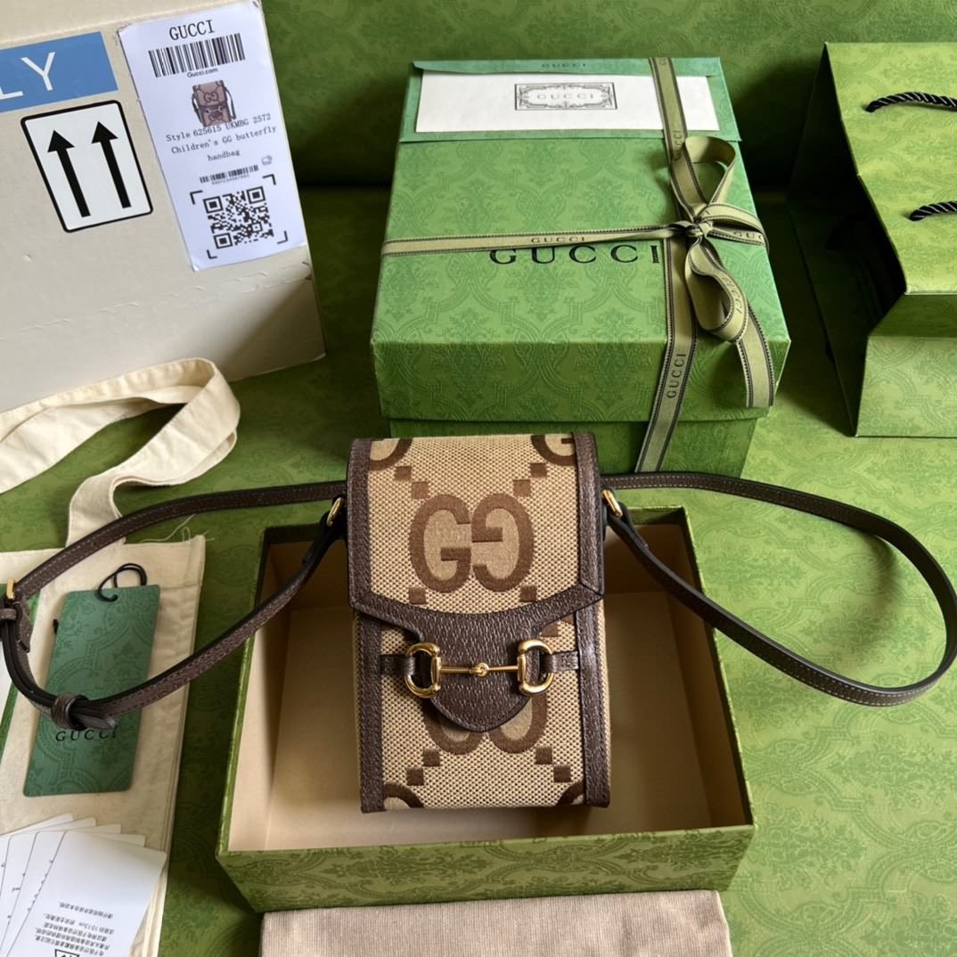 Gucci 馬銜扣1955系列迷你手袋