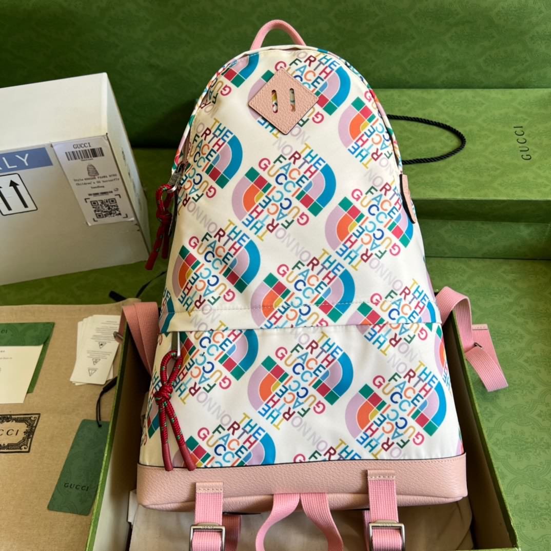 The North Face x Gucci聯名系列背包
