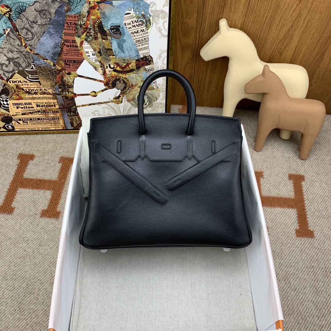 Birkin Shadow 幻影 25cm Swift小牛皮 89黑色