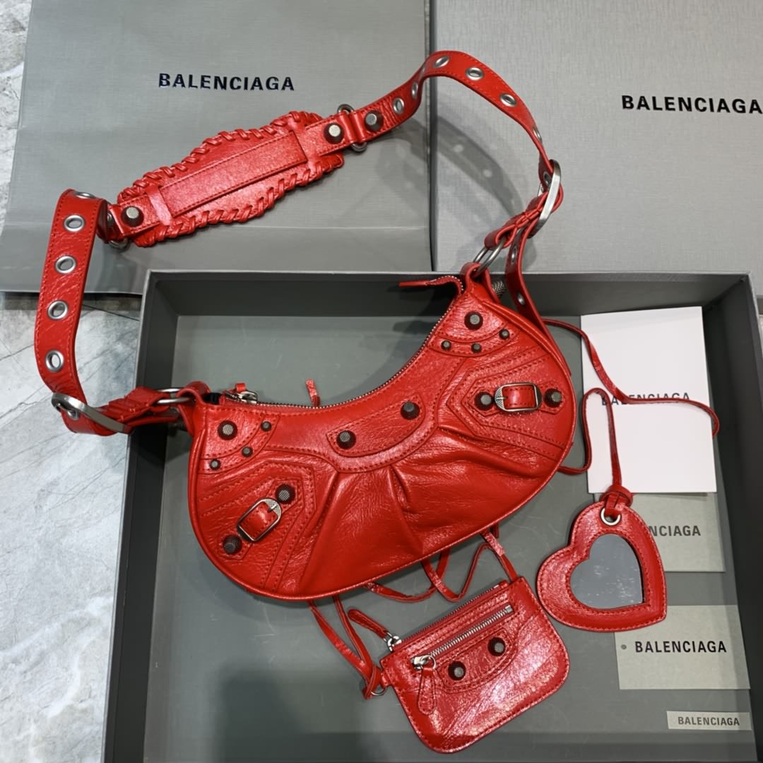 Balenciag Le Cagole半月牙腋下包斜挎包