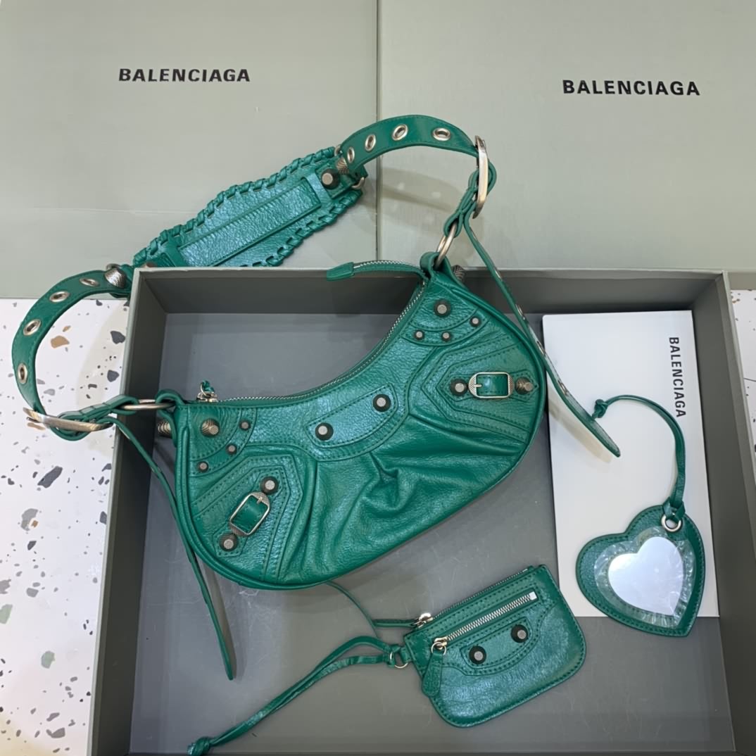 Balenciag Le Cagole半月牙腋下包斜挎包