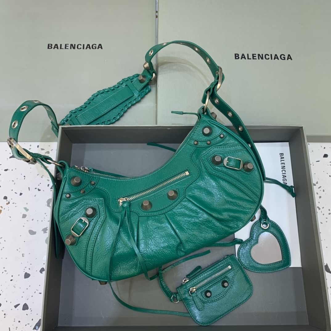 Balenciag Le Cagole半月牙腋下包斜挎包