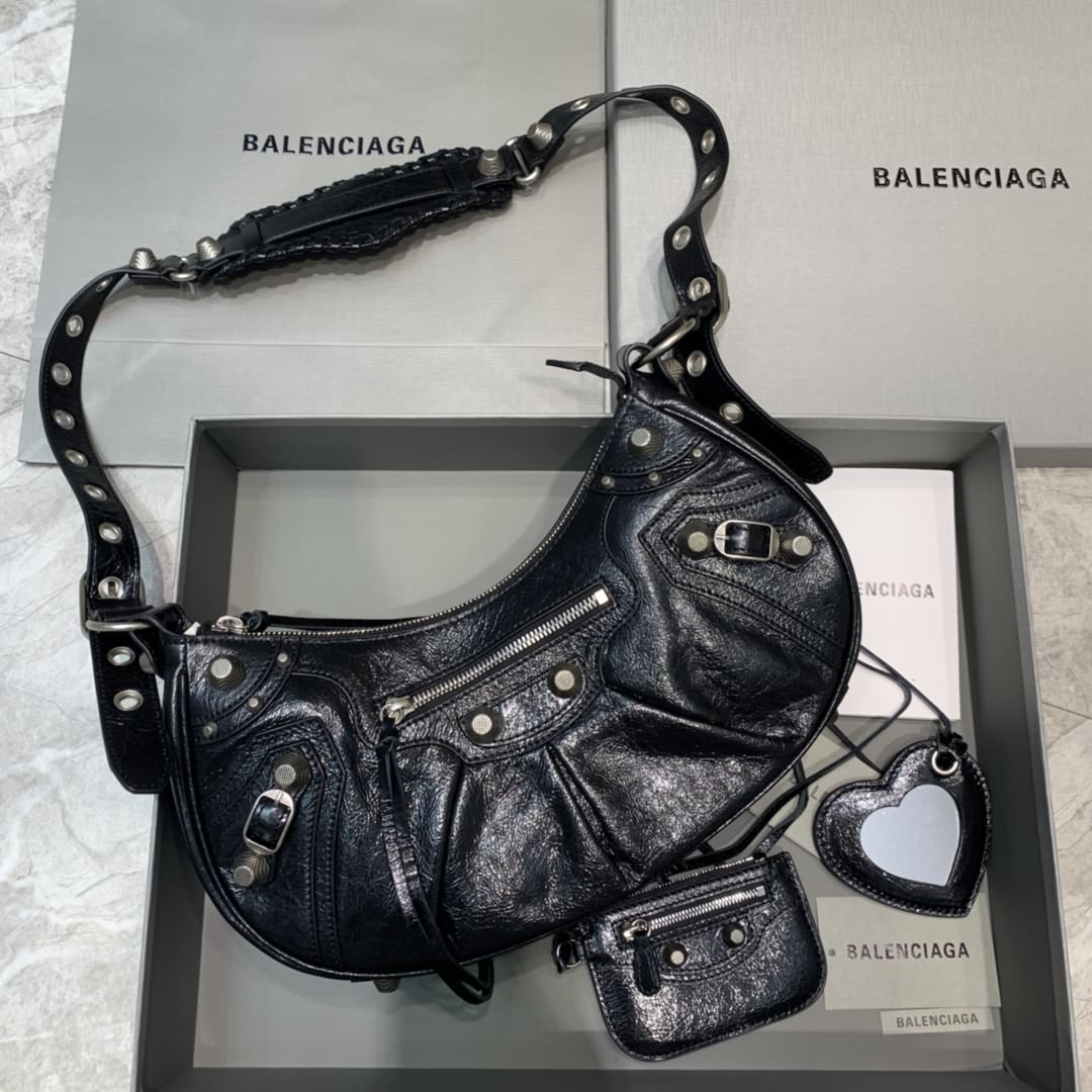 Balenciag Le Cagole半月牙腋下包斜挎包