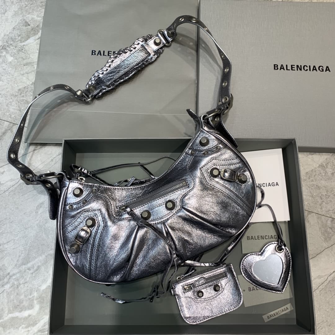 Balenciag Le Cagole半月牙腋下包斜挎包