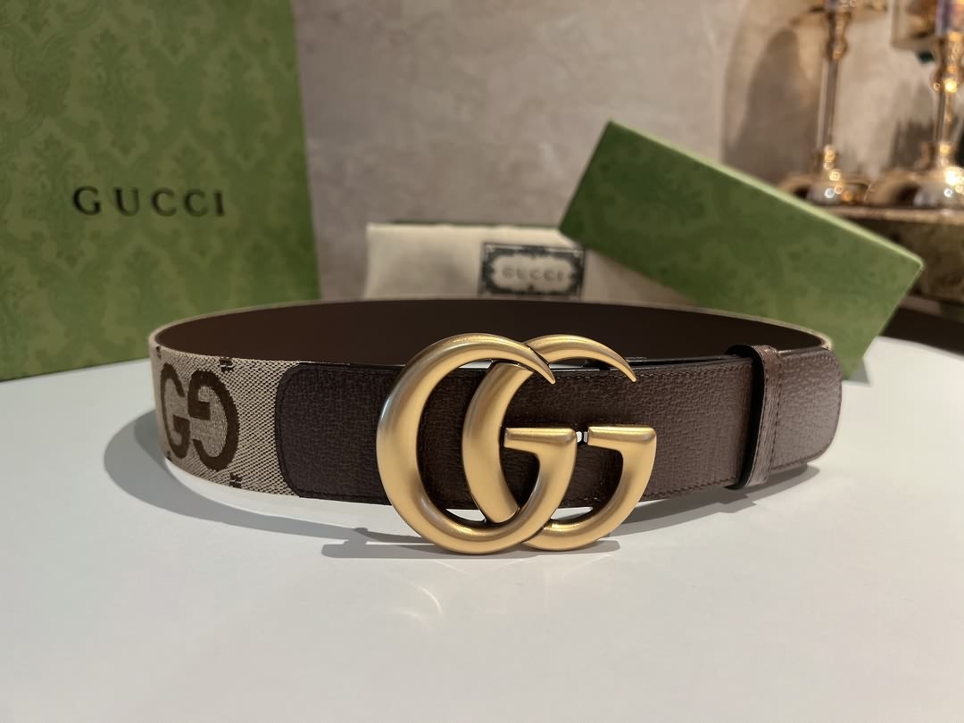 超級雙G帶扣寬版腰帶