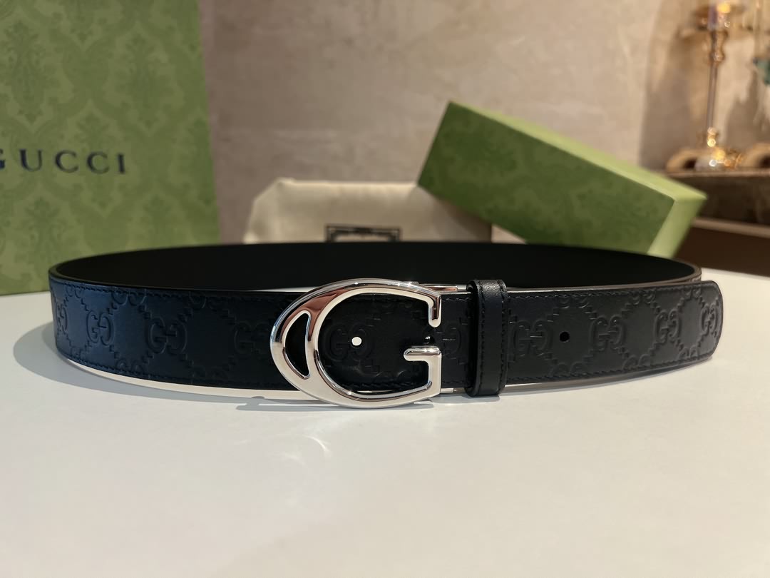 Gucci古馳G字金屬夾扣