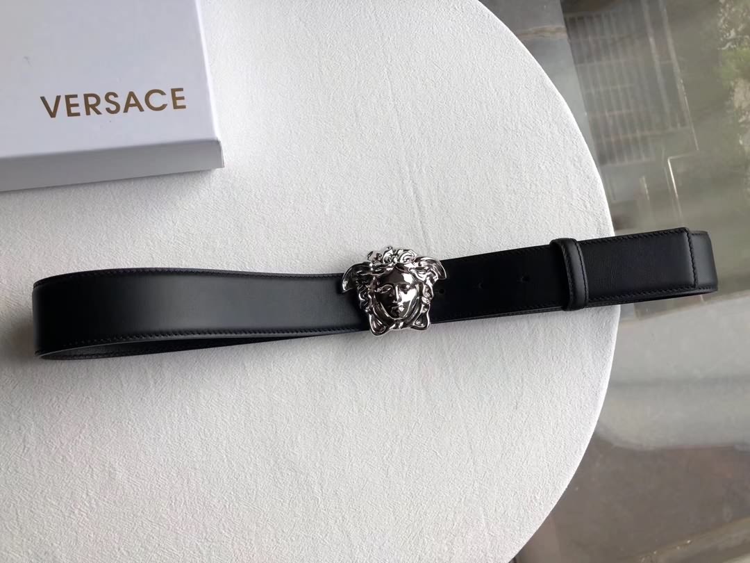 VERSACE範思哲男士 金屬扣腰帶