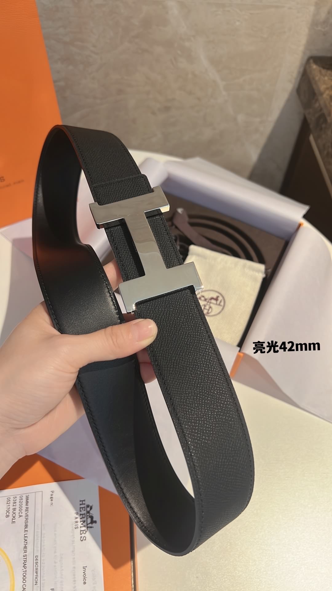 Hermes愛馬仕男款腰帶