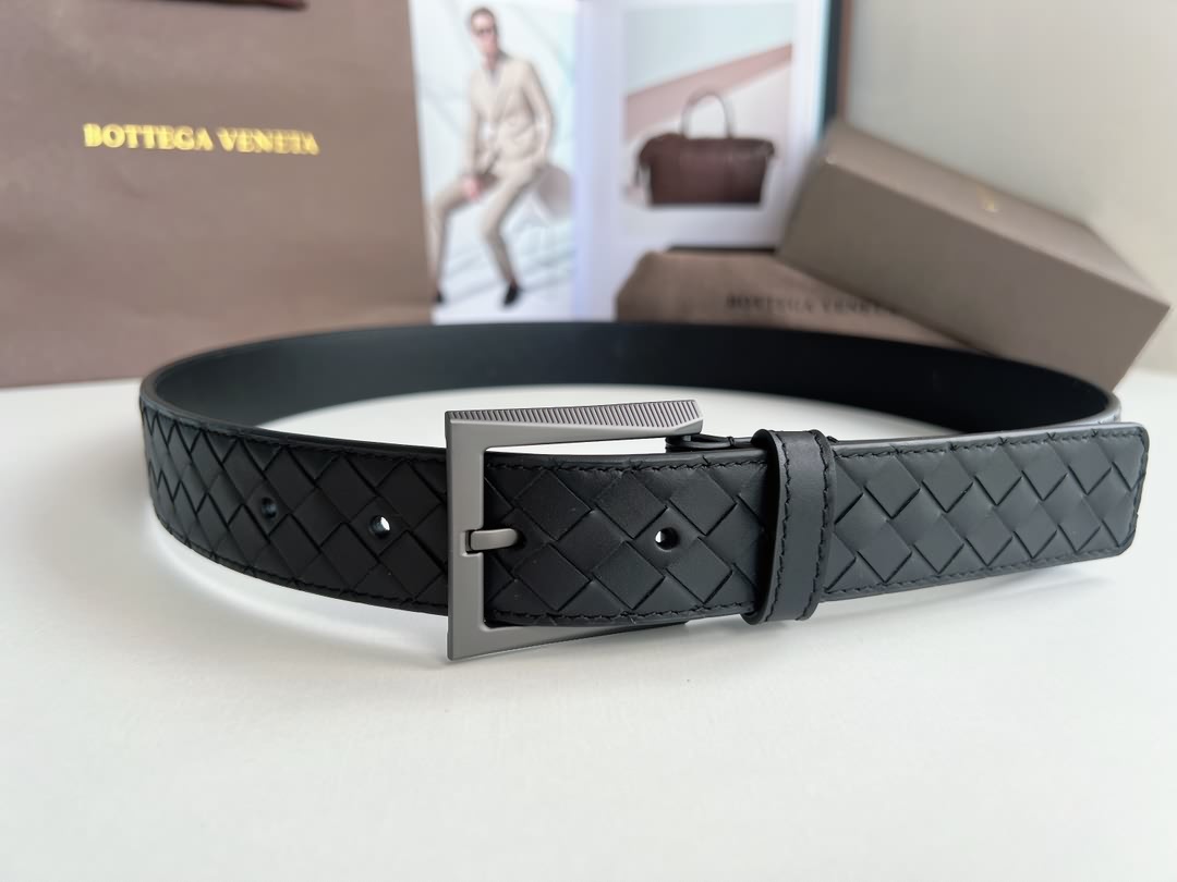 Bottega. Venetia  BV匠心打造男士簡約風格商務休閒腰帶