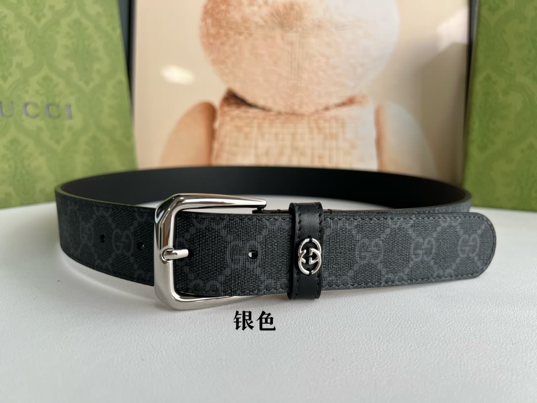GG  Supreme帆布 男士經典款腰