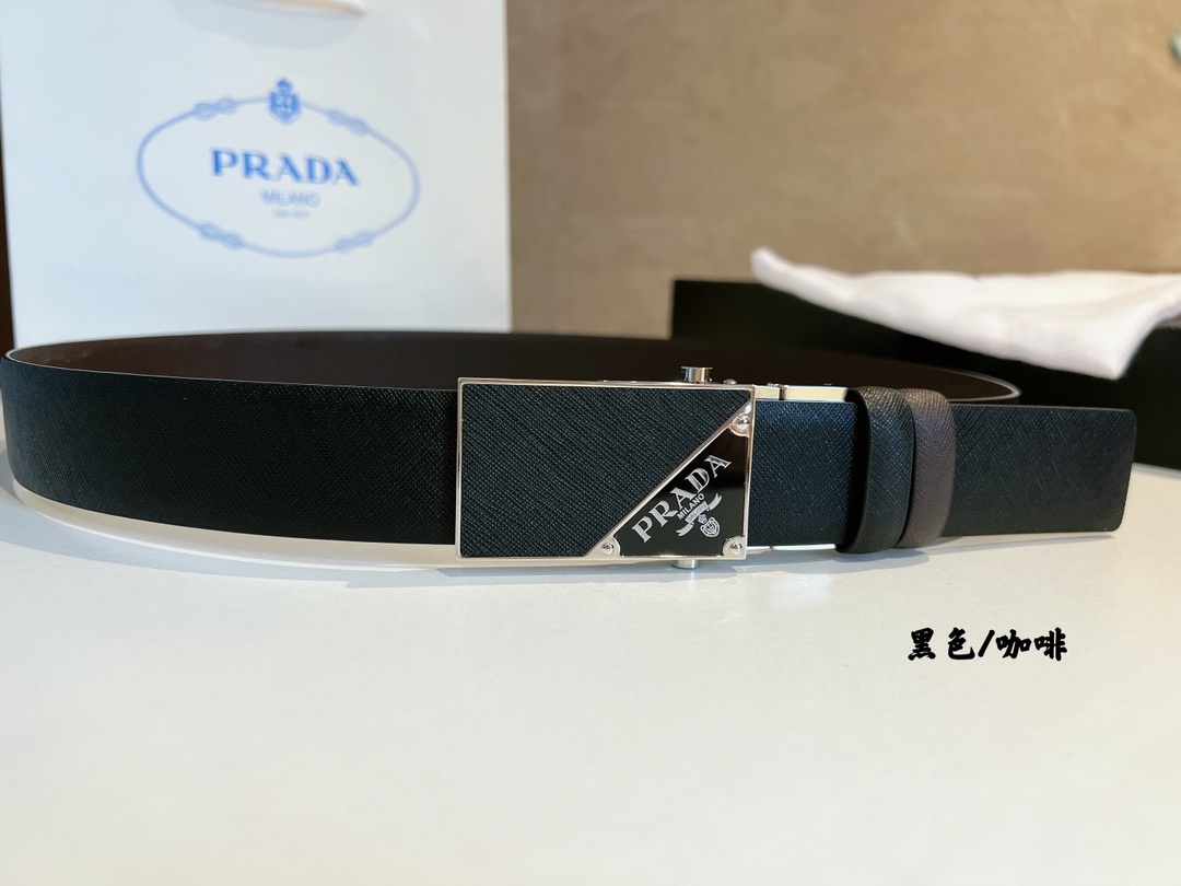 PRADA普拉達男士腰帶