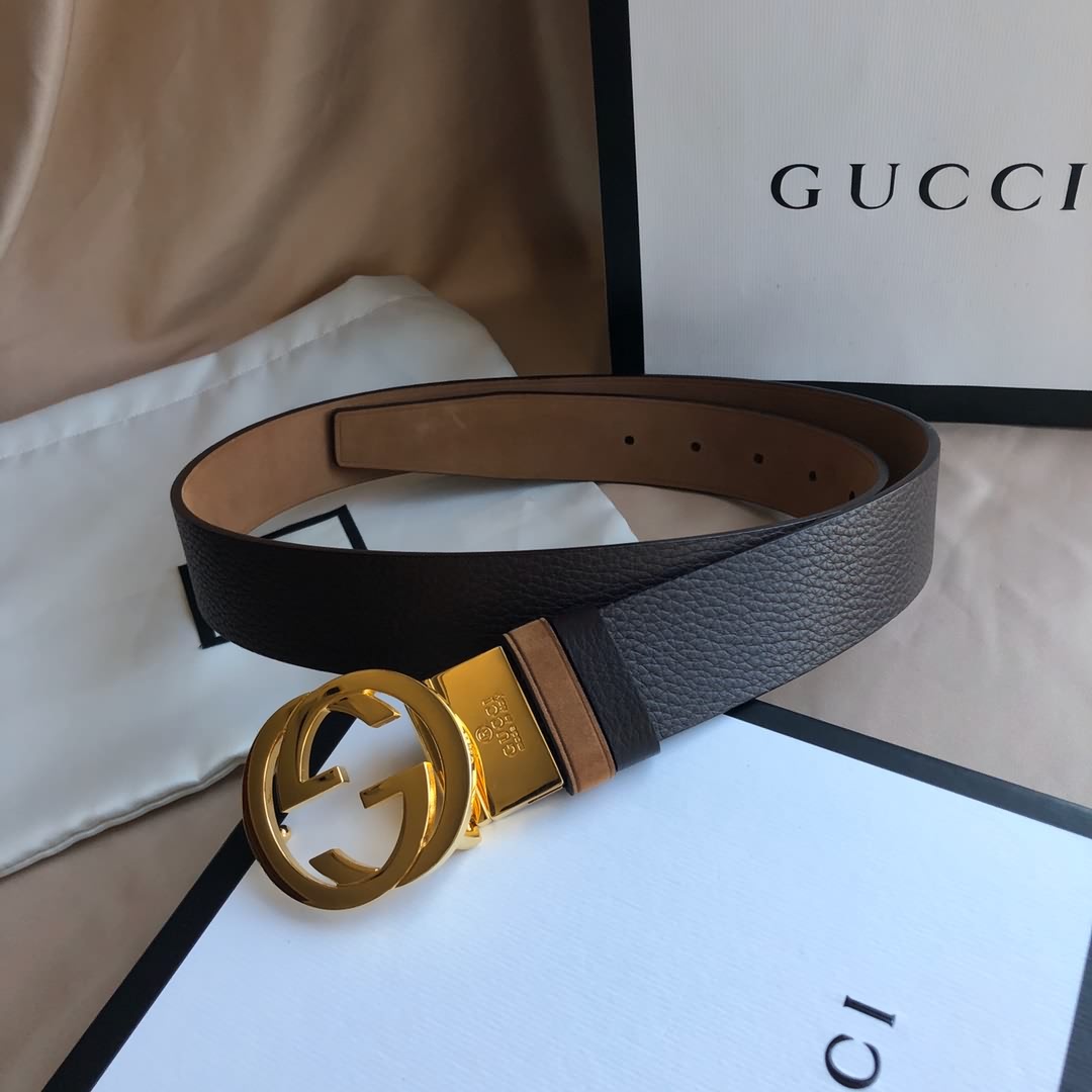 Gucci古馳雙G 面外用腰帶