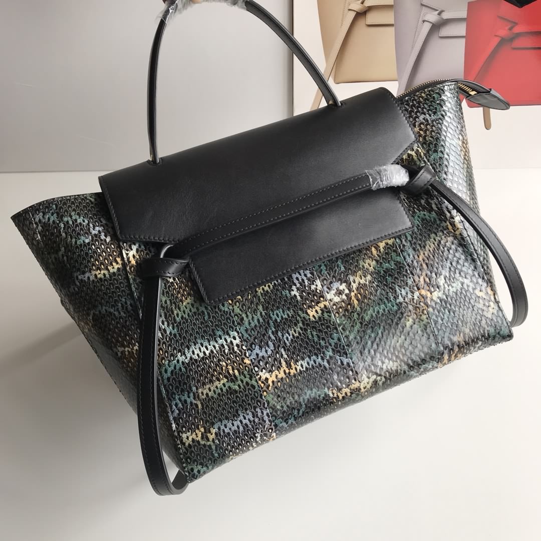 鯰魚包蛇皮，女王手袋BELT手袋