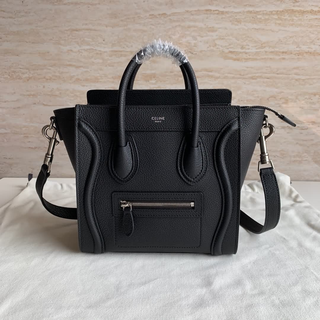 LUGGAGE NANO轉鼓小牛皮手袋