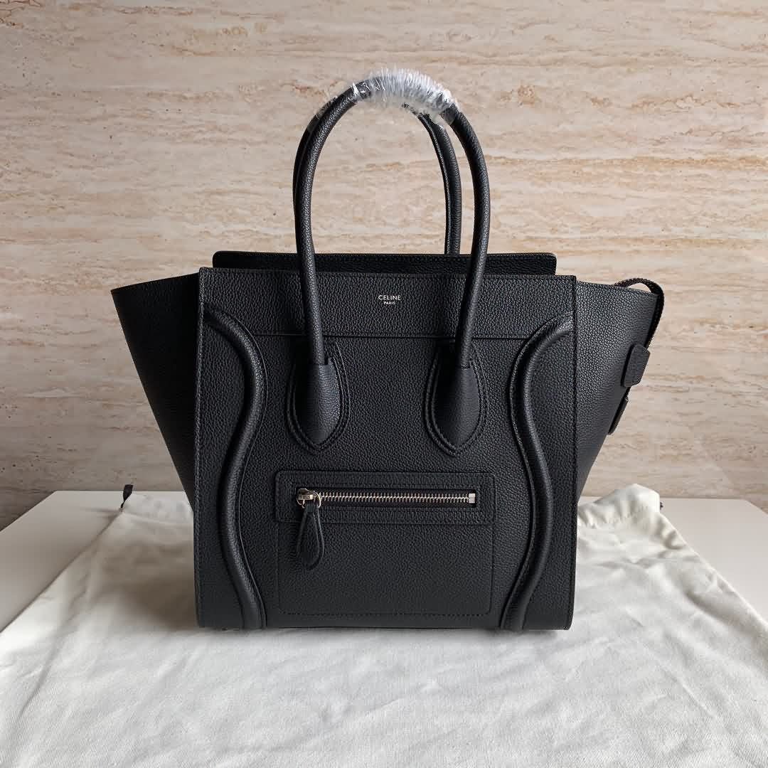 LUGGAGE MICRO轉鼓小牛皮手袋