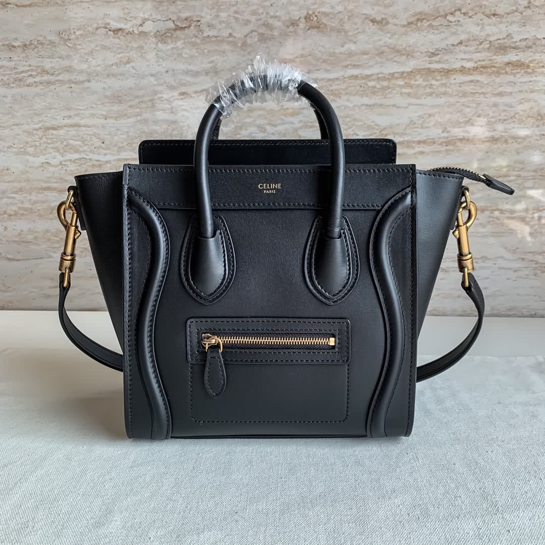 LUGGAGE NANO轉鼓小牛皮手袋