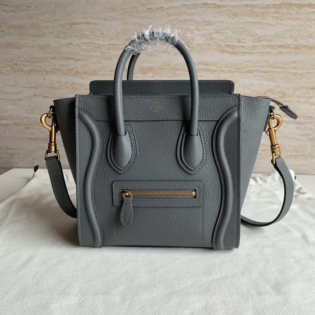LUGGAGE NANO轉鼓小牛皮手袋