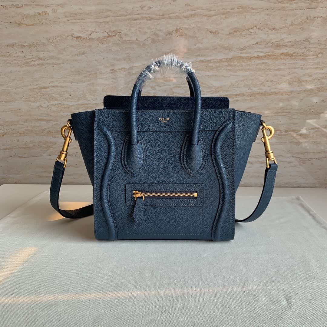 LUGGAGE NANO轉鼓小牛皮手袋