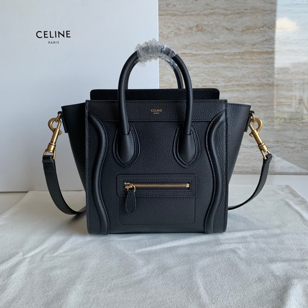 LUGGAGE NANO轉鼓小牛皮手袋