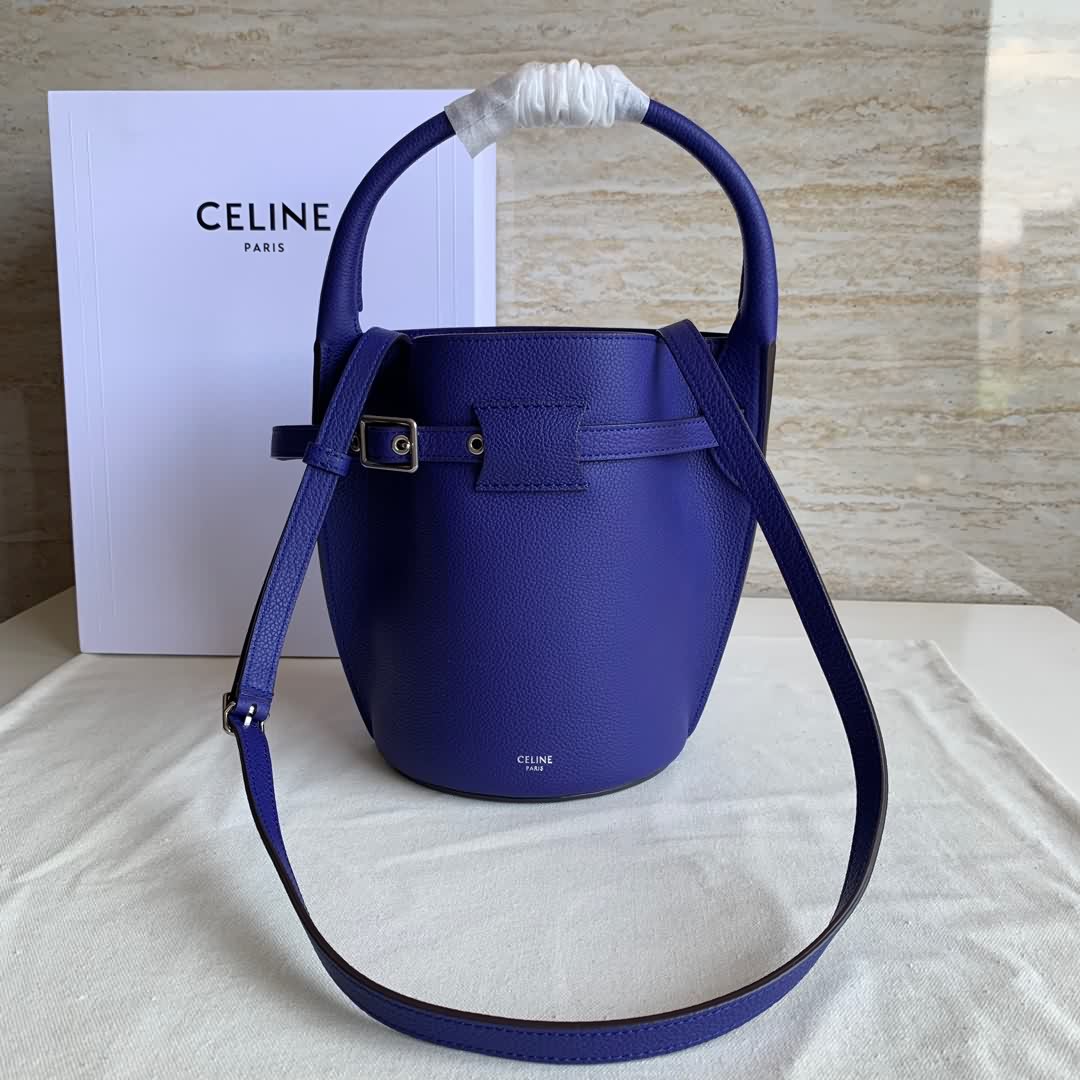 BIG BAG BUCKET NANO柔軟粒面小牛皮水桶包